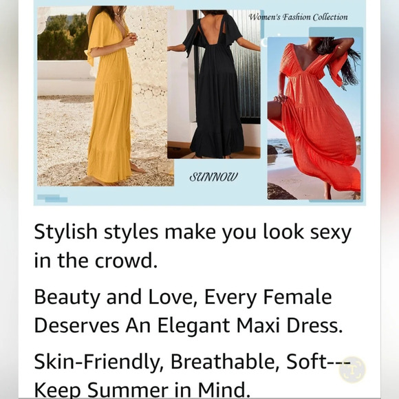 Summer Maxi Dress #897, 898, 899 - Picture 12 of 12